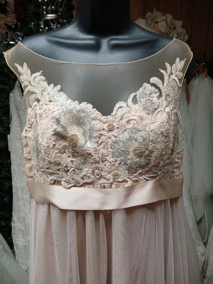 Платье для официальных приемов Watters And Watters Pink Blush Tone размер 14 - Изображение 2 из 4