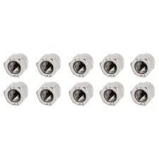 Acorn Cap Nuts(M8x1.25mm) 10Pcs 304 Stainless Steel Acorn Dome Cap Head Hex Nuts