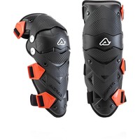 Acerbis Kids Knie-/SchienbeinschüTzer Impact Evo Schwarz/Rot