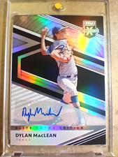 2020 Dylan MacLean Panini Elite Extra Edition Rookie Autograph RC MINT 🔥🔥🔥
