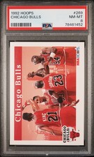 1992 HOOPS #269 CHICAGO BULLS PSA 8