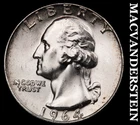 1964 Washington Quarter- Silver- Choice Gem Brilliant Unc Luster #J5805