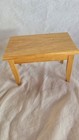 Vintage Dollhouse Furniture Light Wood Kitchen Set Dining Room 1 Table 4 Chairs — photo 7