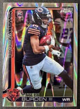 2025 Topps Chrome Luther Burden III Ray Wave Refractor