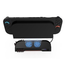 Switch 2 Multifunctional Dock RGB Cooling Fan 8 Game Card Slot PD Charging