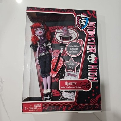New Open Box 2011 Mattel Monster High Operetta Doll Original Release First Wave