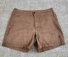 Mountain Hardwear Shorts Womens Size 8 Brown Hike Climbing Outdoor