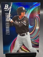 2018 Bowman Platinum #TOP-73 Brayan Hernandez Top Prospects Blue #/150