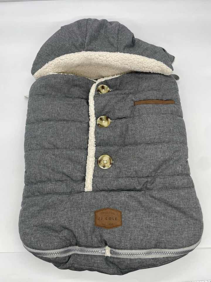 JJ Cole Bundle Me Winter Baby Car Seat Cover and Bunting Bag Weather Resistant - Image 2 of 4