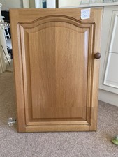 solid oak frame arched profile  kitchen cupboard door 720mmhigh x 495mm wide 