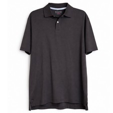 NWT Chaps Mens Everyday Performance Polo Shirt XL Black Driwear Stretch