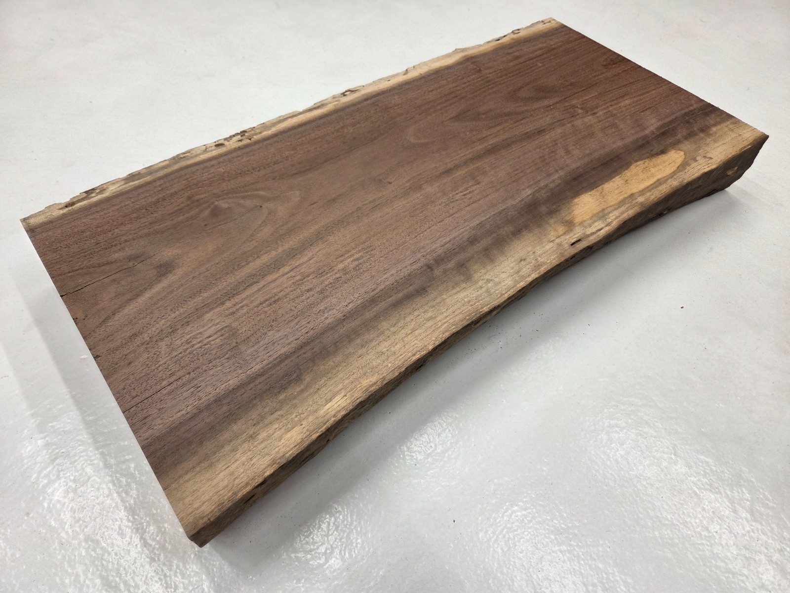 23" Very Cool  Unique Walnut Live-edge Slab Lumber Kiln-dried Wood