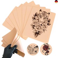 8 StüCk 3Mm Kunsthaut Tattoo Silikon Tattoo ÜBungshaut ÜBungshaut Tattoo 3Mm Ta