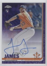 2019 Topps Chrome Rookie Purple Refractor 162/250 Josh James #RA-JJ Auto 9z7
