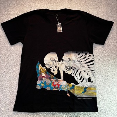 Rare NWT Tokyo Fuji Art Museum Kuniyoshi Skeleton Specter T-Shirt