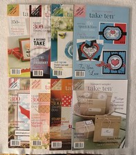 Stampers' Sampler Take Ten Magazine 8 Issues Cardmaking Stamping 2010 2011   