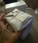 Dior White Embroidered Linen Tweed-ish Christian Dior Bag GWP Brand New In Box — photo 5