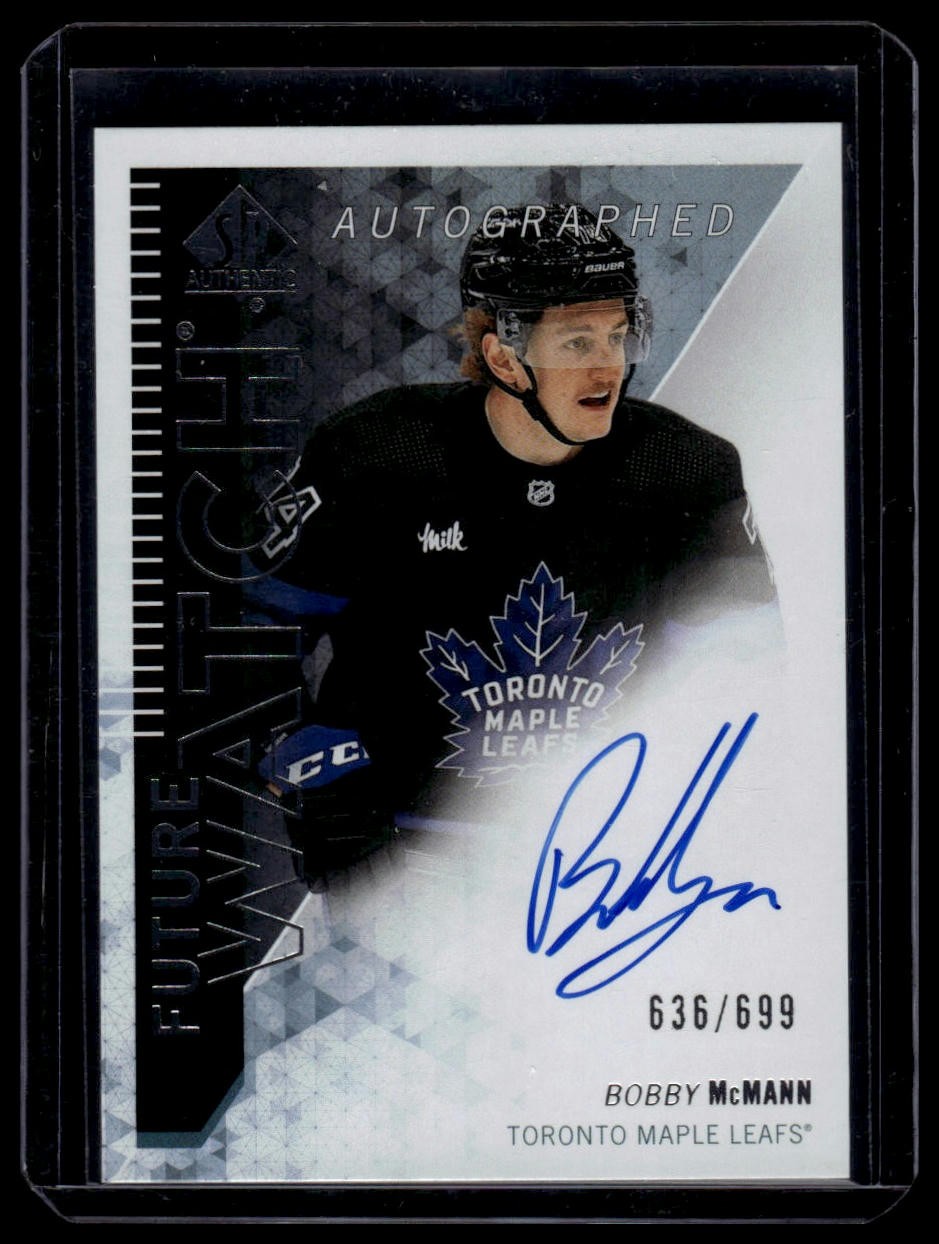 2023-24 SP Authentic #RFWA-BM Bobby McMann 2013-14 Retro Future Watch Auto /699