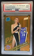 2024 National NSCC Cameron Brink Rated Rookie Orange #/199 PSA 9