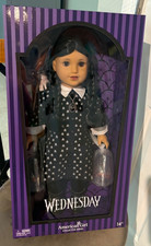 American Girl X MGM Wednesday Addams bambola da collezione nuova con scatola!