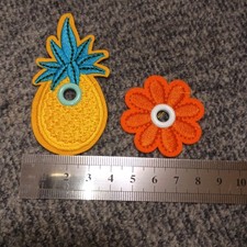 Skate Lace Charm Roller Skate Shoe Lace Charm Pineapple And Orange Daisy