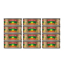 Genova Premium Lite Yellowfin Tuna in Water, Wild Caught, Solid Light, 5 oz. ...