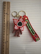 Demogorgon From Stranger Things Rubber Metal Keychain New Fast Shipping