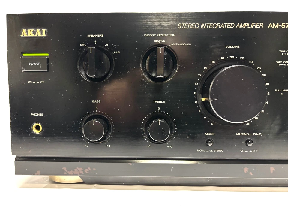 Akai Intigrated Amplifier AM-57 Verstärker revidiert - Bild 2 von 4