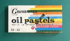 VTG Grumbacher Oil Pastels 12 Colors Art Supplies V6034, Missing 1 Color