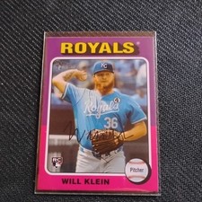 2024 Topps Heritage High Number Will Klein #723 High Number SP RC