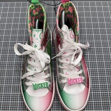 Wicked Movie Hi Top Sneakers Women s Size 10 Pink/Green NWT