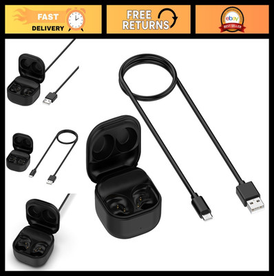 Charging Case for Galaxy Buds FE, Charger Cradle with Type-C USB Cable - Black