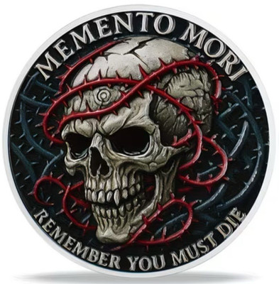 Memento Mori Remember You Must Die Novelty Coin