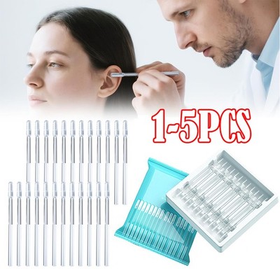 1-5x 24PCS Disposable Silicone Sticky Ear Wax Remover Cleaner Kids Adults S/L US
