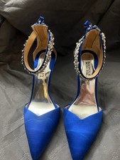 Badgley Mischka Esmeralda Embellished Pointed Toe Pump Size 6.5