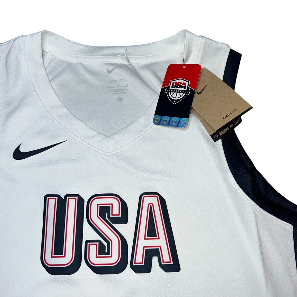 Nike Team USA Olympics Basketball Jersey White FV5517-100 Men’s L 48 NEW NWT - Image 3 of 4
