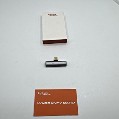 CableCreation USB-C to 3.5mm Headphone Audio Charger Adapter 60W PD Gray