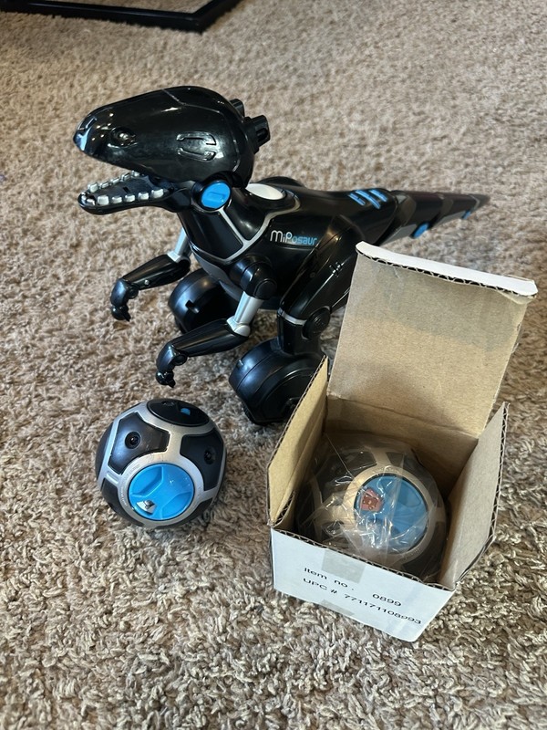 WowWee Miposaur Robot Dinosaur With 2 Track Balls