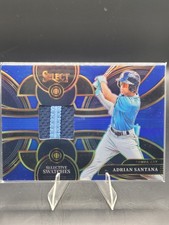 2024 Select Selective Swatches Blue Prizm /49 Adrian Santana #SS-AS Mem Sp