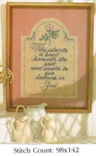 WHO PLANT A SEED  CROSS STITCH PATTERN ONLY  -  3AD