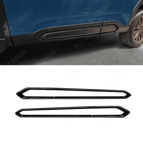 Se adapta a Subaru Forester 2025-2026 negro brillante falda lateral cuerpo adornos tira - Imagen 4 de 8