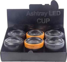 Portable Car Cigarette Ashtray Holder Cup - LED Light Multiple Color/1 piece