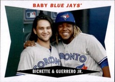 2020 Topps Archives BO BICHETTE/GUERRERO JR 1960 Combo Cards Blue Jays #60CC-GB