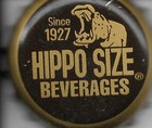Hippo Size Bev. soda pop bottle cap/crown