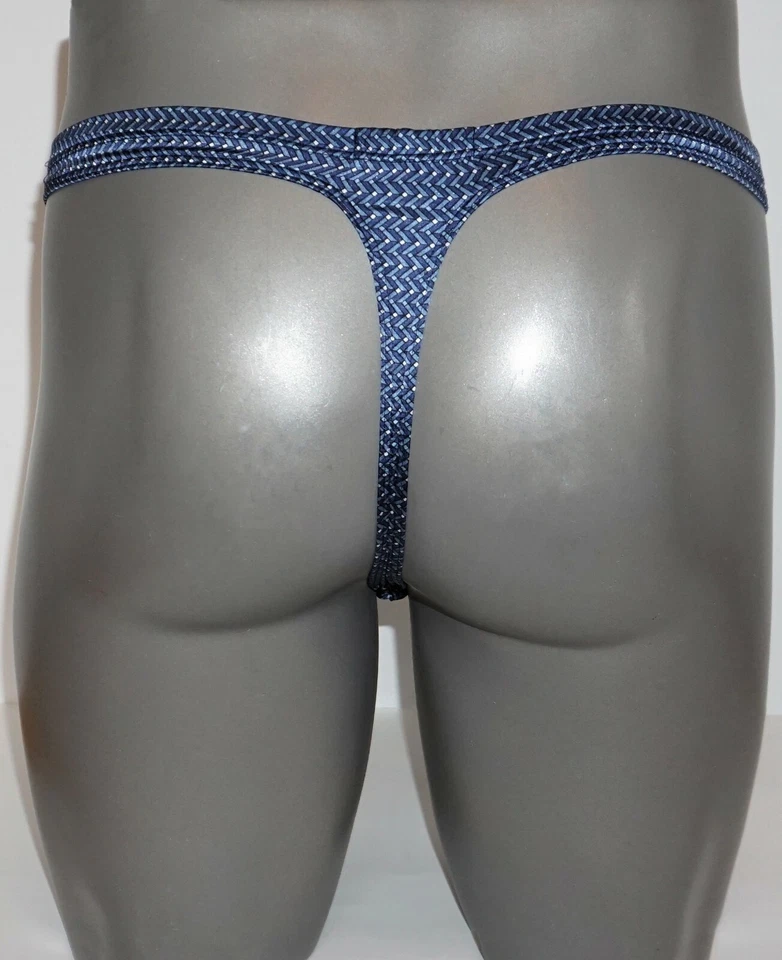NEW MEN'S BLUE SILK THONG M & L - Image 3 of 3