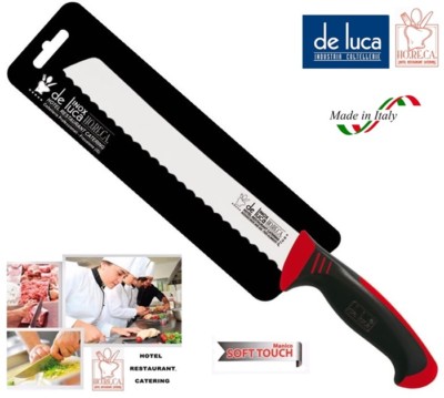 Coltello Per Pane Paolucci Linea Imperiale – Lama Inox Seghettata, Manico Antibatterico Con Ioni D'Argento (Polipropilene E Gomma)