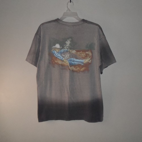 Vintage 1996 Alan Jackson Everything I Love Faded Distressed Shirt Country Music - Picture 2 of 15