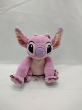 Disney Store Lilo and Stitch Angel Pink Alien Plush Toy Doll Stuffed Animal 6"