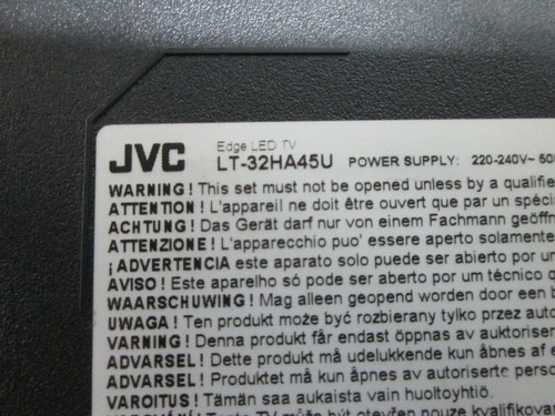 RETROILLUMINAZIONE TV LED COMPLETA DRIVER JVC LT-32HA45U - Foto 11 di 11