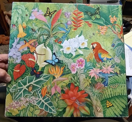 Vintage Springbock "Tropical Exotica" Waldvögel & Pflanzen 500 Stück Puzzle